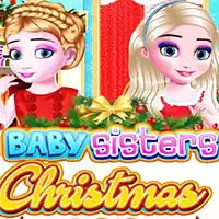 Baby Sisters Karácsony Napja játék képernyőképe