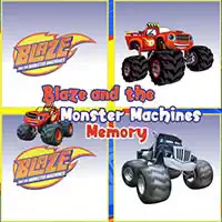 Memoria Blaze Monster Trucks captura de pantalla del juego