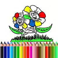 bts_flowers_coloring permainan