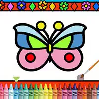 Оцветете И Украсете Пеперуди екранна снимка на играта