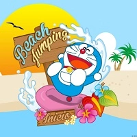 doraemon_beach_jumping ゲーム