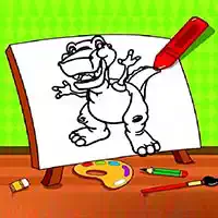 easy_kids_coloring_dinosaur Тоглоомууд