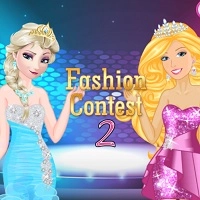 elsa_vs_barbie_fashion_contest_2 ເກມ