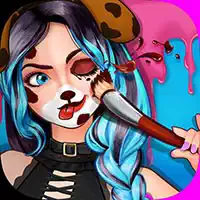 face_paint_party_-_social_star_dress-up_games เกม