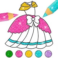 glitter_dress_coloring гульні