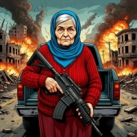 Nenek dengan senapan mesin: Apokalips