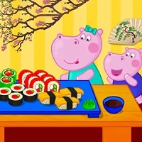 hippo_japanese_cooking_party ເກມ