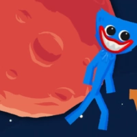 Uzayda Huggy Wuggy oyun ekran görüntüsü