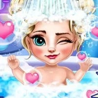 ice_queen_baby_bath ហ្គេម