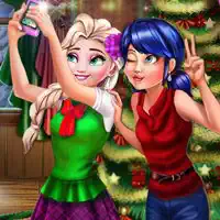 ladybug_and_elsa_xmas_selfie игри