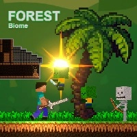 Noob Vs Zombies - Forest Biome