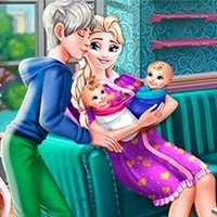 pregnant_elsa_twins_birth Igre