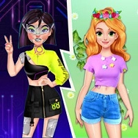 princesses_cyber_robot_vs_nature بازی ها