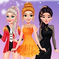 princesses_ice_skating_dress_up Игры