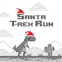 santa_t_rex_run ເກມ