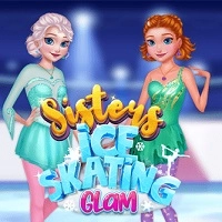 sisters_ice_skating_glam Ойындар