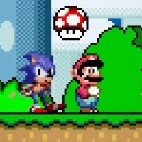 sonic_in_super_mario_world بازی ها