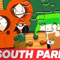South Park Jigsaw Puzzle skærmbillede af spillet