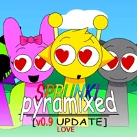 Sprunki Pyramix 0.9 爱情版