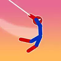 super_hero_flip_spider_stickman_hook গেমস