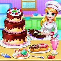 Sweet Bakery Chef Mania- Trò Chơi Làm Bánh Cho Bé Gái