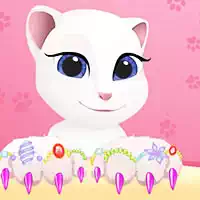 Выдатны Манікюр Talking Tom Angela