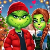 Grench Couple Holiday Dress Up