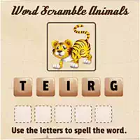 word_scramble_animals Ойындар