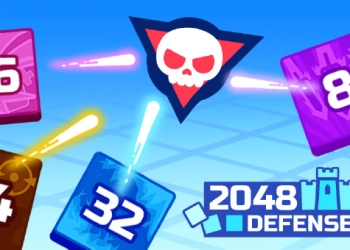 2048 Defensie schermafbeelding van het spel