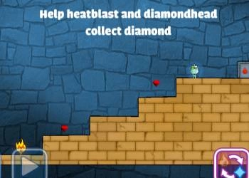 Diamantens Og Brandmandens Eventyr skærmbillede af spillet