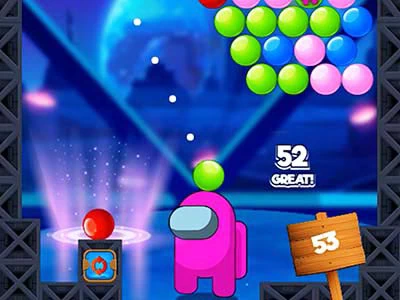 ท่ามกลางพวกเรา Bubble Shooter ภาพหน้าจอของเกม