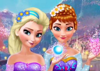 Anna Ja Elsa Makeover pelin kuvakaappaus