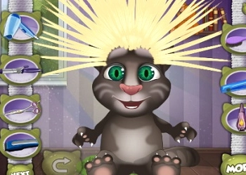 Salon Rambut Baby Talking Tom tangkapan layar permainan