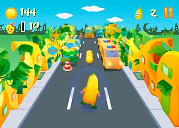 Alergarea Bananelor captură de ecran a jocului
