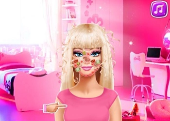 Barbie Face Care game screenshot