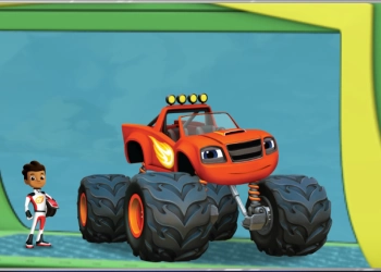 Blaze And The Monster Machines: Race The Skytrack captura de tela do jogo