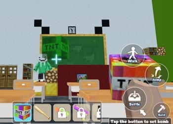 Block Craft 3D School schermafbeelding van het spel