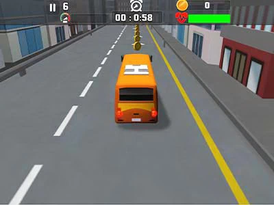 Bussipysäköinti 3D pelin kuvakaappaus