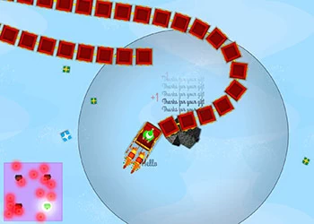 Kersttreinen schermafbeelding van het spel