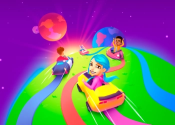 Värviline Galaktika mängu ekraanipilt
