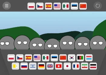 Countryballs Sprunki Genindspilning skærmbillede af spillet