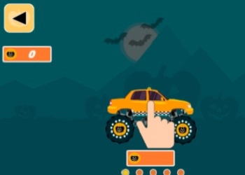 Crayz Monster Taxi Хелоуин екранна снимка на играта