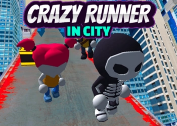 Қаладағы Crazy Runner ойын скриншоты