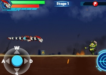 Dino Robot Fighting War game screenshot