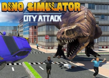 Sulmi I Qytetit Të Dino Simulator pamje nga ekrani i lojës