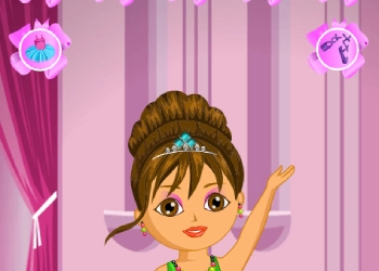 Dora Ballerina Aankleden schermafbeelding van het spel