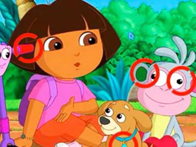 Dora Trouve La Différence capture d'écran du jeu