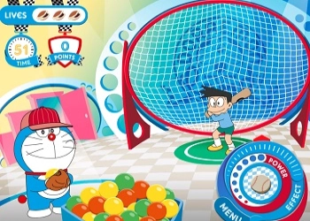 Doraemon Baseball Nebun captură de ecran a jocului