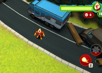 Drohnenzerstörung: Ben 10 Spiel-Screenshot