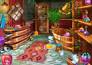 妖精の家の掃除 ゲームのスクリーンショット